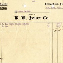 Bill of sale R. H. Jones Co.