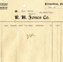 Bill from R. H. Jones Co.