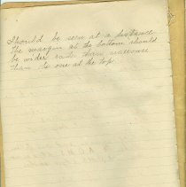 Industrial Arts teaching notes, last page