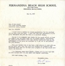 Letter to Mrs. Arnold