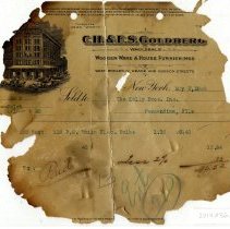 Receipt from Hoyt House electric panel