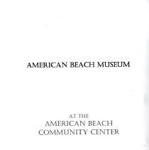 American Beach Museum