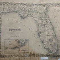Map of Florida 1855
