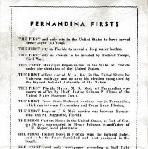 Fernandina Firsts