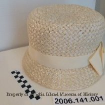 Women's white hat