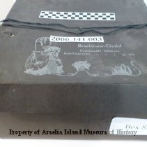 Women's black velvet and floral hat