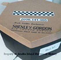 Women's tall pale white hat