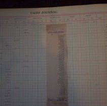 DA Kelly Co Cash Journal Sample Page