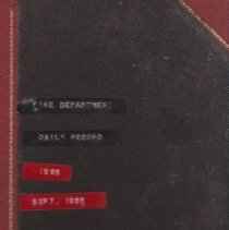 F.B. Fire Dept. daily records 1965-66