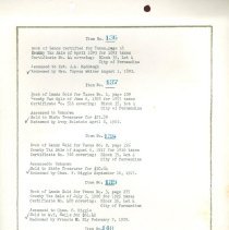 Item 136, 137, 138, 139, and 140