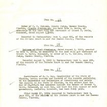 Items 15, 16, and 17