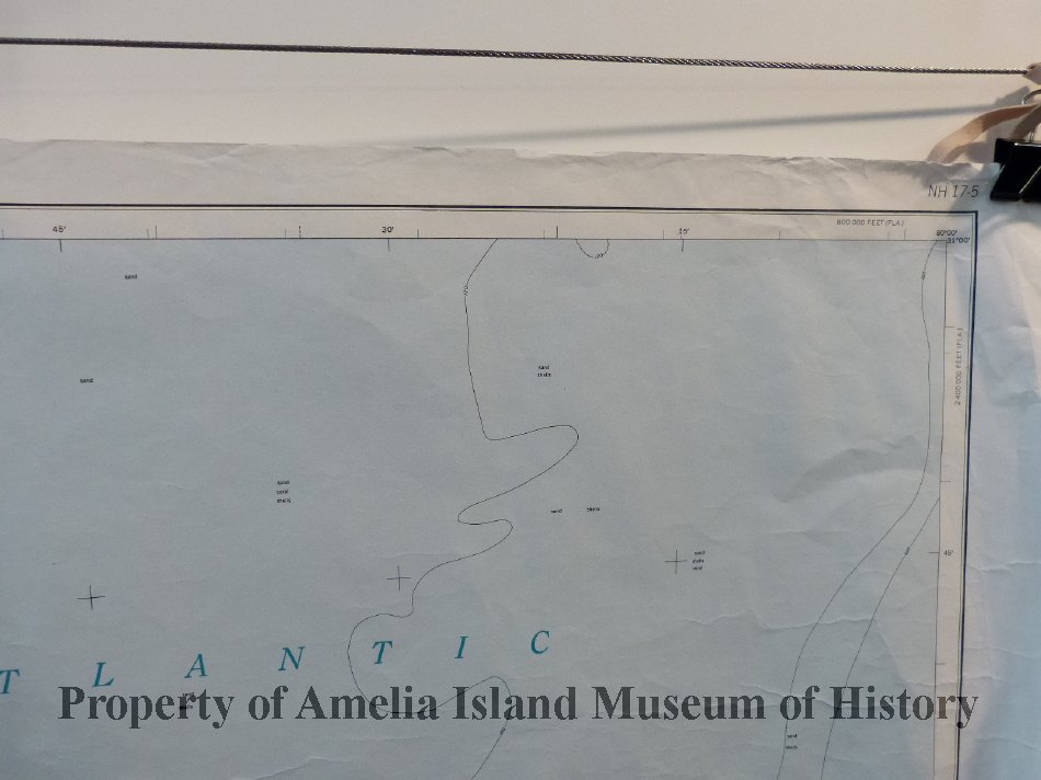 1957 Jacksonville FL, SE Topographic Map Map Amelia Island