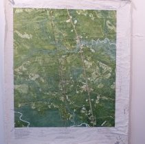 1980 Kingsland GA  Quadrant 7.5 Orthophoto map