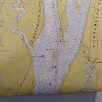1969 Nautical Chart Cumberland Sound GA, Fernandina Fl