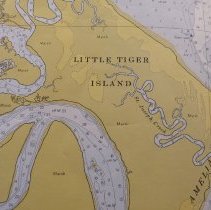 1969 Nautical Chart Cumberland Sound GA, Fernandina Fl
