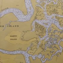 1969 Nautical Chart Cumberland Sound GA, Fernandina Fl