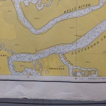 1969 Nautical Chart Cumberland Sound GA, Fernandina Fl