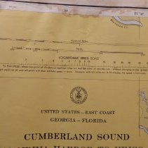 1969 Nautical Chart Cumberland Sound GA, Fernandina Fl