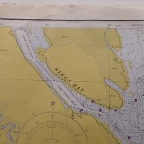 1969 Nautical Chart Cumberland Sound GA, Fernandina Fl