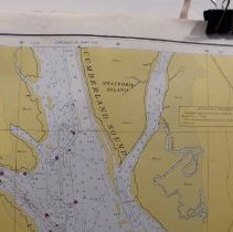 1969 Nautical Chart Cumberland Sound GA, Fernandina Fl