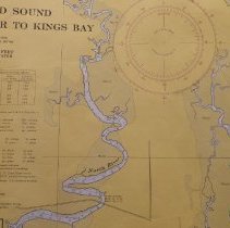 1969 Nautical Chart Cumberland Sound GA, Fernandina Fl