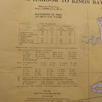 1969 Nautical Chart Cumberland Sound GA, Fernandina Fl