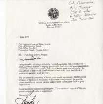 Grant approval letter