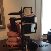 Sextant with viewing piece away from camera