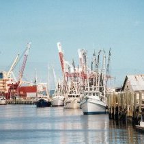 Shrimp Boats and Docks on Front Street