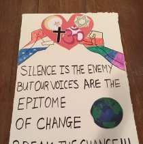 Women's March Placard