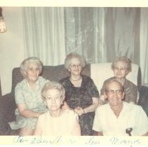 Ida,Clara, Anna, Gus-children of Grandma Gerbing