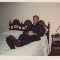 Bobby Moore in his bedroom