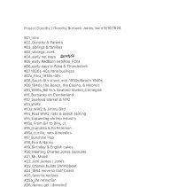 Dorothy Burbank Jones Interview Topics