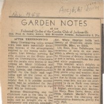 Garden Notes