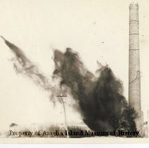 Smokestack destruction