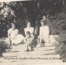 Group Sitting on Steps