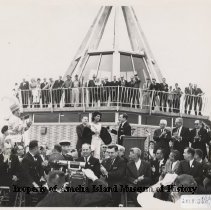 1963 dedication of Marine Welcome Station