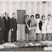 1963 dedication of Marine Welcome Station