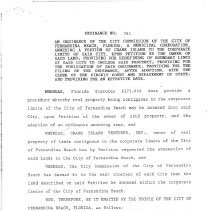 Ordenance #781 , P 1