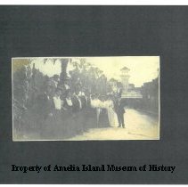 In fron of Dungeness, Cumberland Island