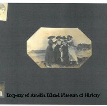 Margaret Johnson,  probably Mildred & Nancy Downes - center photo