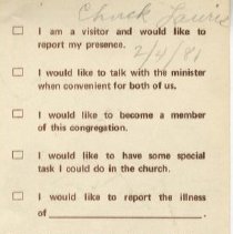 First Presbyterian Church
1858-1958