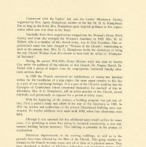 First Presbyterian Church
1858-1958