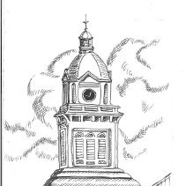 Card Picturing Courthouse