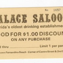 Palace Saloon discount card