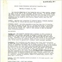 Restoration Foundation Minutes 1982