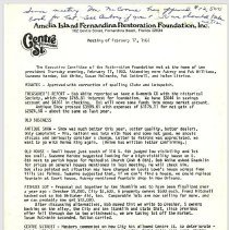 Restoration Foundation Minutes 1983