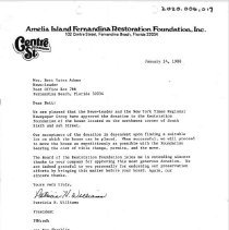 Restoration Foundation Minutes 1988