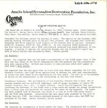 Restoration Foundation Minutes 1989