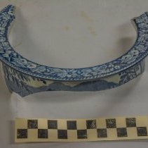 blue transferware bowl rim